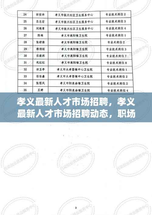 孝义最新人才市场招聘动态，职场机遇与挑战揭秘