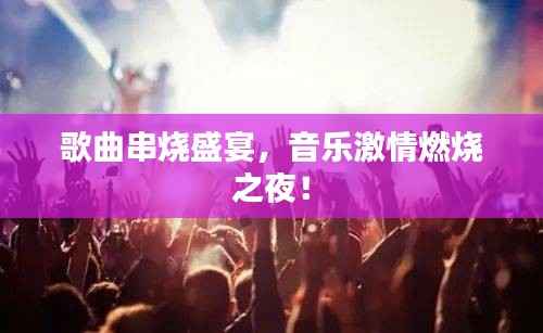 歌曲串烧盛宴，音乐激情燃烧之夜！